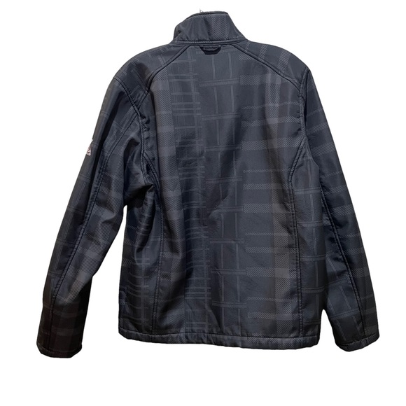 ZeroXposur Plaid Checkered Fleece Lined jacket Black Grey Men’s Size Small - Picture 7 of 7